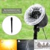 Dynamic snowflake projection lamp, outdoor waterproof RF remote control snow lamp, lawn lamp Item Picture